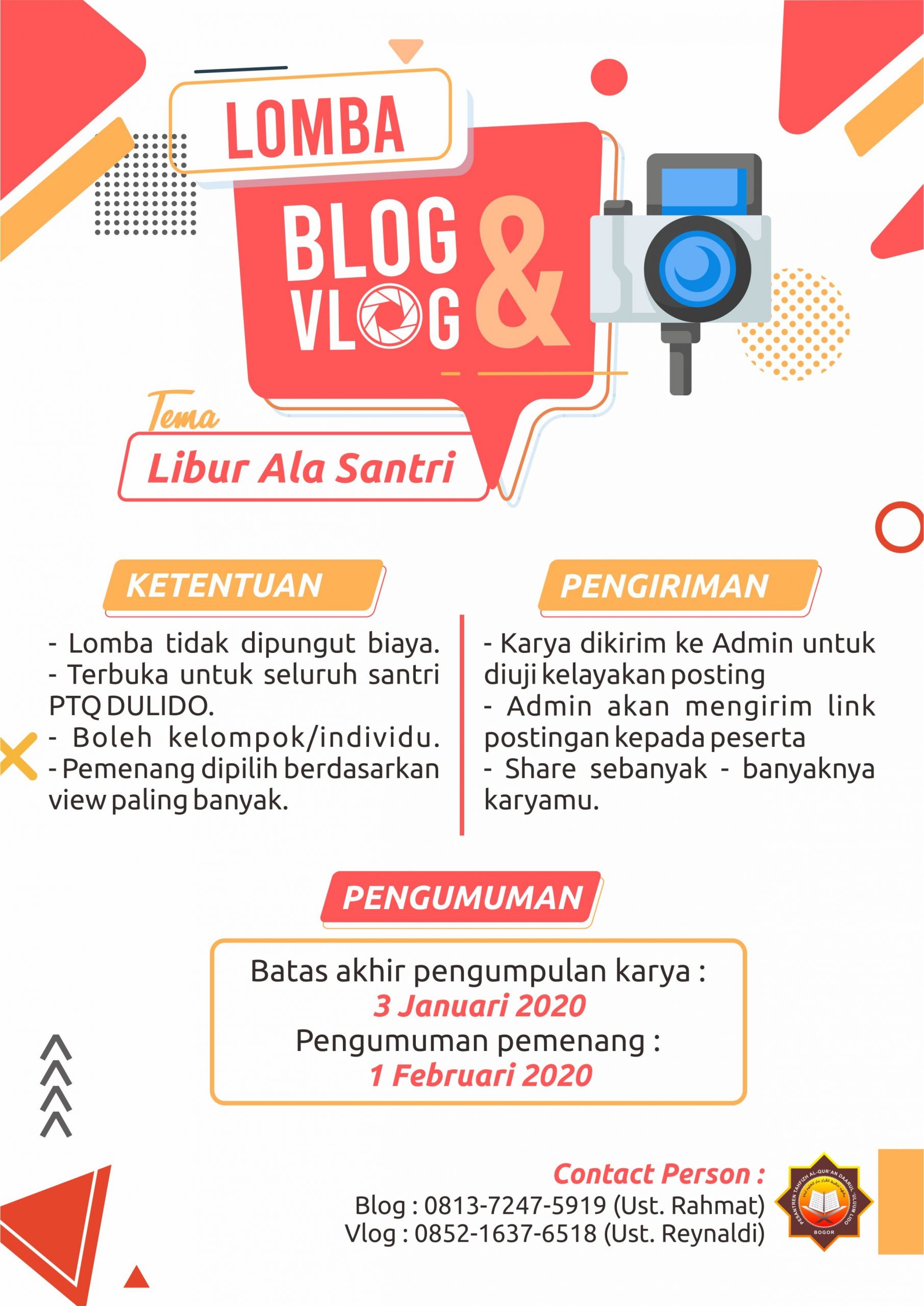 Lomba Blog & Vlog