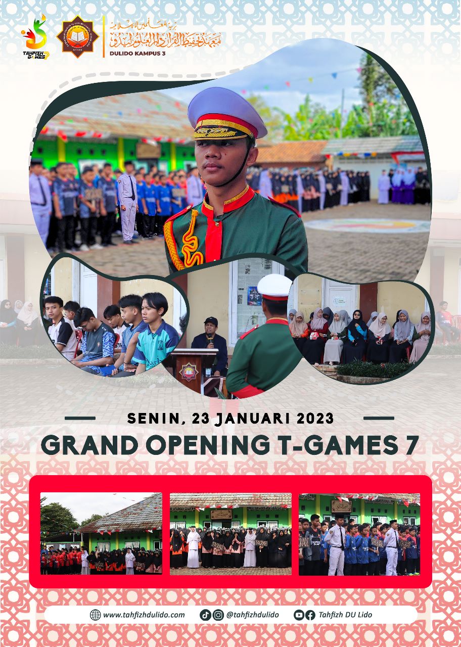 Pembukaan T-Games VII, Direktur Mahad: Untuk Menjadi Pemenang Tidak Harus Menjadi Juara